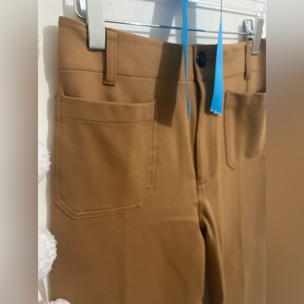 Anthropologie The Colette Cropped Wide Leg Trouser By Maeve: Ponte Edition - Picture 8 of 10